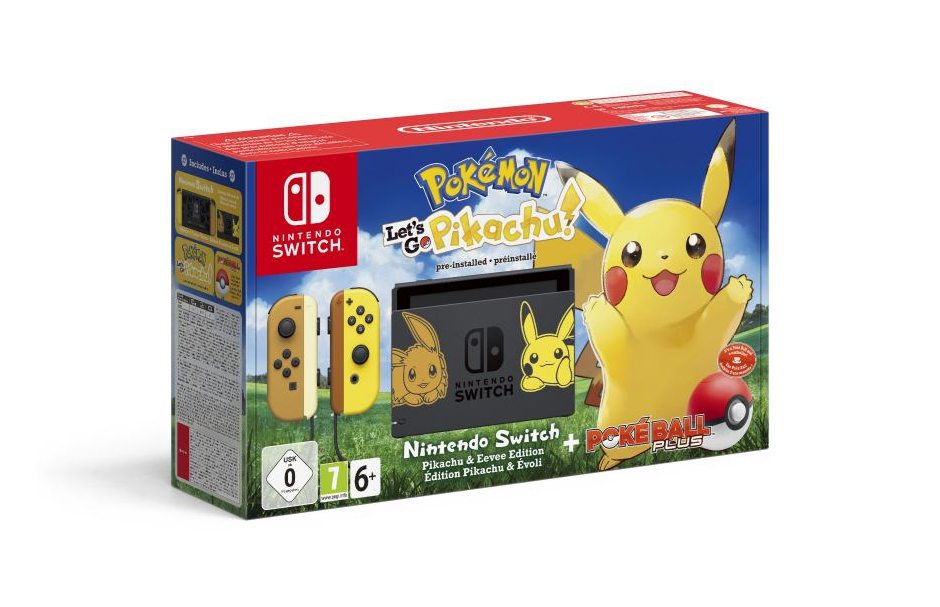  Nintendo Switch Pikachu and Eevee Edition