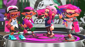  Комплект Nintendo Switch (неоновый) и Splatoon 2