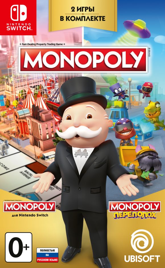 Nintendo Monopoly Переполох и Monopoly Nintendo