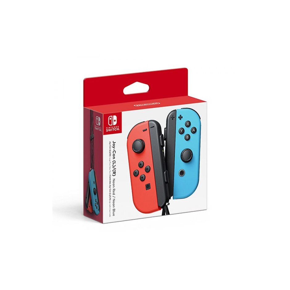  Набор 2 Контроллера Joy-Con (неоновый красный и неоновый синий)