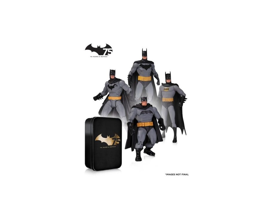  Набор фигурок Batman. 75th Anniversary V2. 4 в 1 17 см