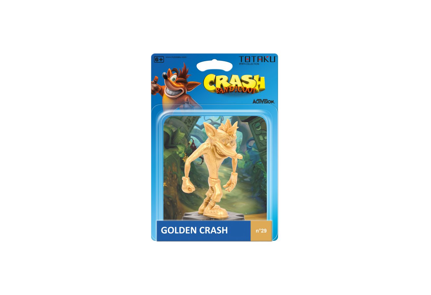  Фигурка TOTAKU Collection: Crash Bandicoot Golden Crash. Limited Edition 10 см