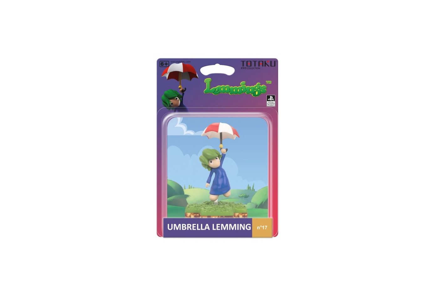  Фигурка TOTAKU Collection: Lemmings Umbrella Lemming 10 см