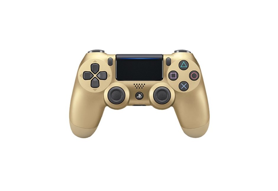  Геймпад DualShock 4 Cont Gold для PS4 (золотой)