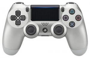  Геймпад DualShock 4 Cont Silver для PS4 (серебряный)