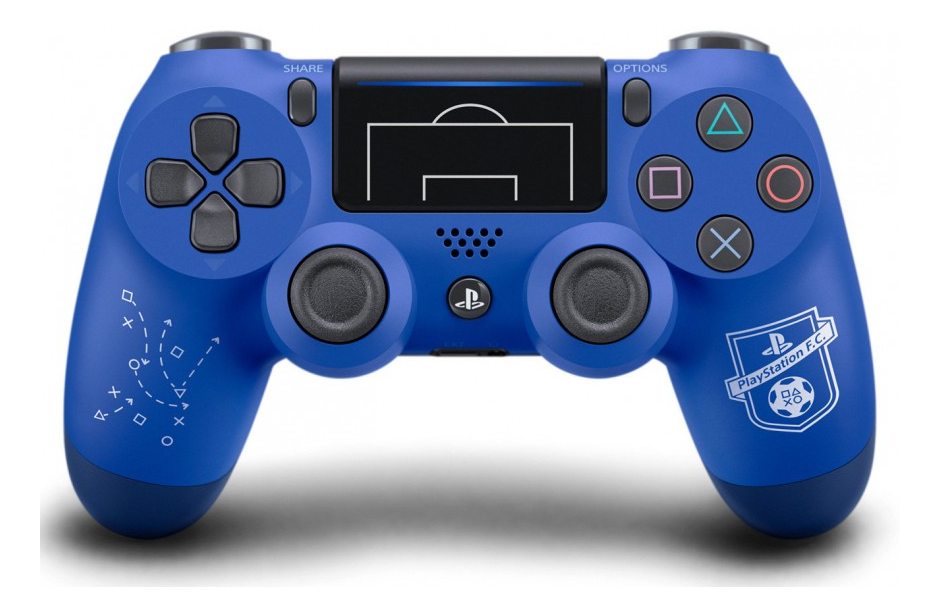  Геймпад DualShock 4 для PS4 беспроводной PlayStation F.C. (синий)