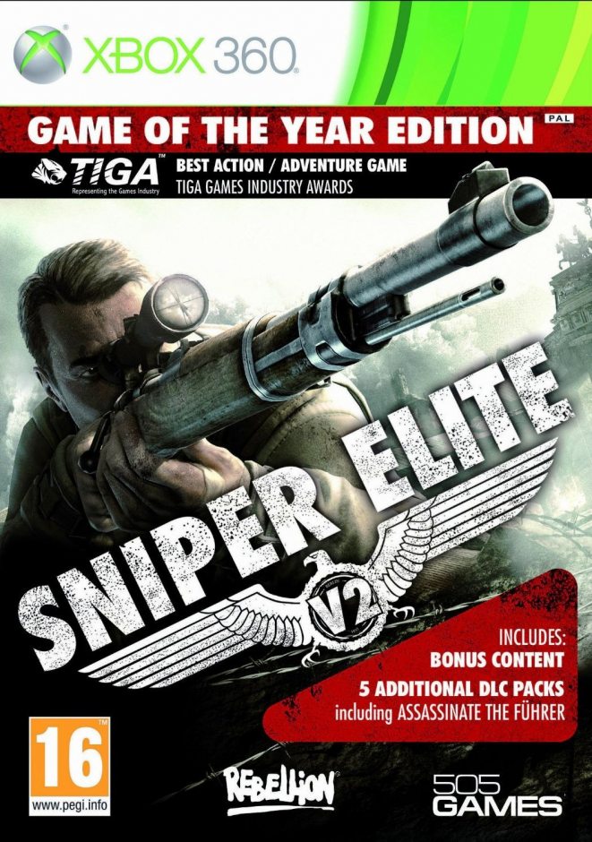 Xbox 360 Sniper Elite V2. Game of the Year Xbox 360