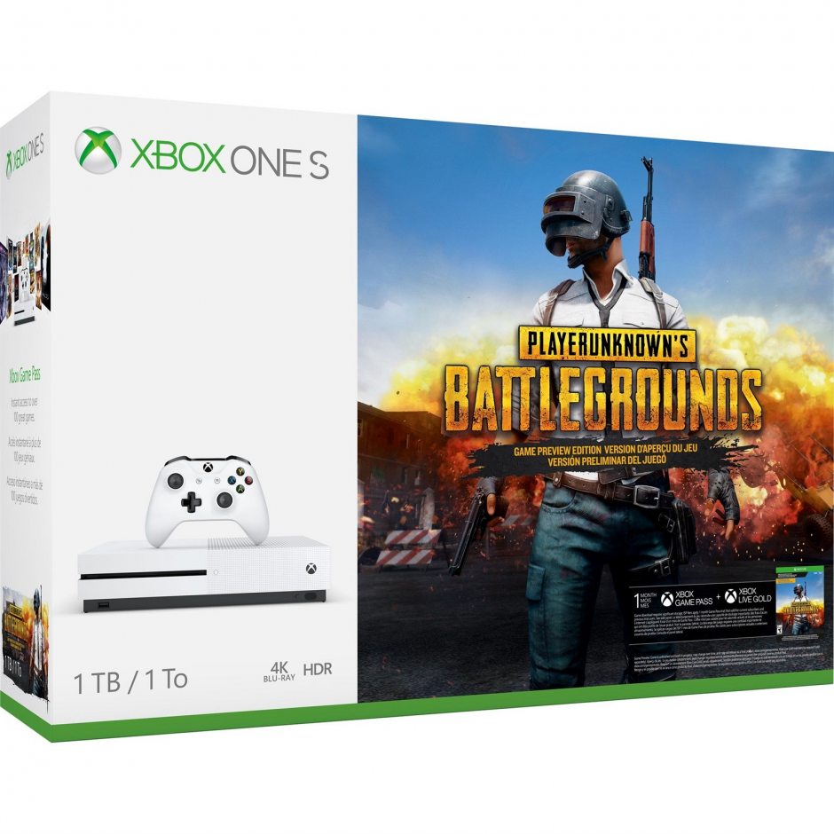  Комплект Xbox One S (1Tb) и игра Playerunknown's battlegrounds